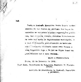 Livro de correspondência expedida de 1920-1921
