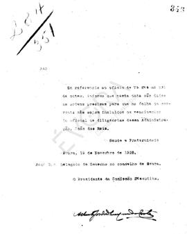 Livro de correspondência expedida de 1925