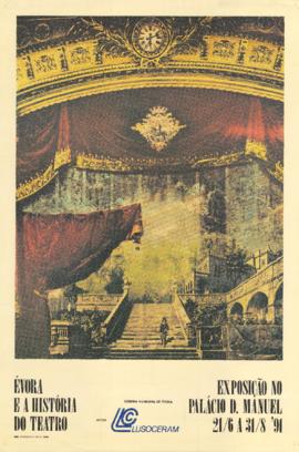Cartaz de espetáculo - Évora e a História do Teatro