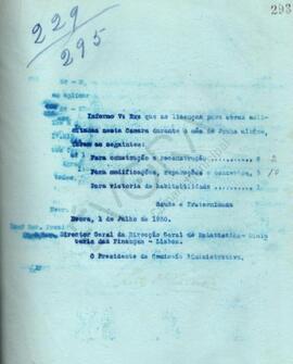 Livro de correspondência expedida de 1930