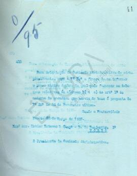 Livro de correspondência expedida de 1930