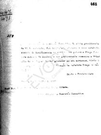 Livro de correspondência expedida de 1920