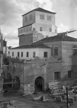 Aspecto do Convento do Salvador depois da demolição