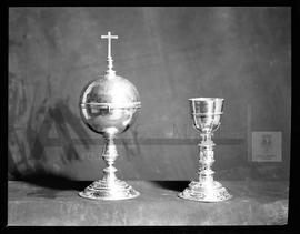 Píxide e Cálice de Prata Dourada (séc. XVI-XVII)