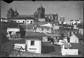 Vista sobre a zona da Rua de Machede e Porta de Moura