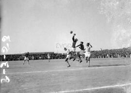 Fase do jogo entre o Lusitano e o Belenenses (08/03/1953)