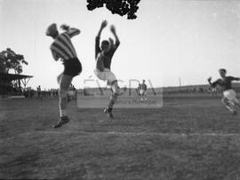Fase de um jogo de futebol não identificado