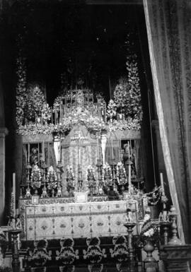 Altar mor da Igreja do  Convento de Santa Clara,  Évora.