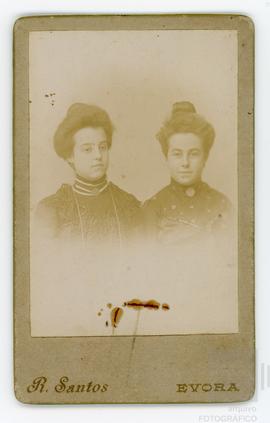Carte-visite: retrato de duas senhoras (não identificadas)