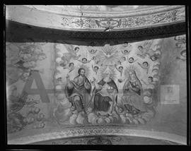 Pintura mural do tecto do coro baixo da igreja do Convento da Saudação (?)