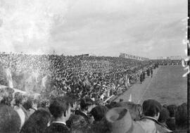 Fase do jogo entre o Lusitano e o Sporting (14/02/1954)