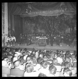 Vista geral do palco