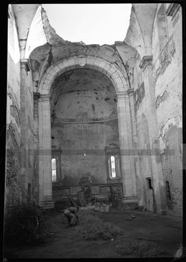 Interior da Igreja da Graça antes do restauro