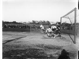 Fase do jogo com o Sporting Clube de Portugal em 1923