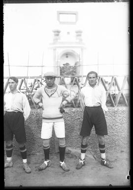 Jogadores de futebol não identificados