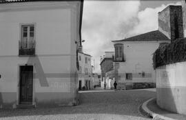Vista parcial do edifício de habitação demolido em 1961