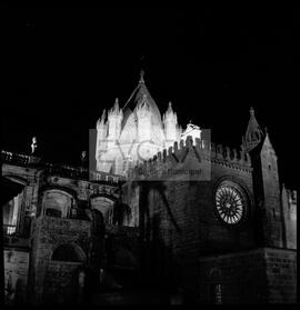 Zimbório iluminado da Sé de Évora