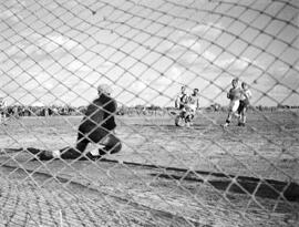 Fase de um jogo de futebol não identificado