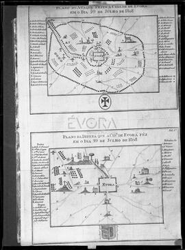 Plano de defesa da cidade de Évora em 1808