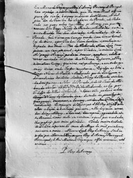 Carta régia de doação do brasão de armas a Diogo Nunes de Parada e Reboredo (2.ª folha)