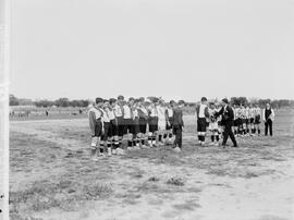 Jogo entre o Lusitano e o Juventude na disputa para a taça Brito Pais Sarmento Bivar