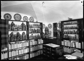 Sala com colecção de imaginária alentejana