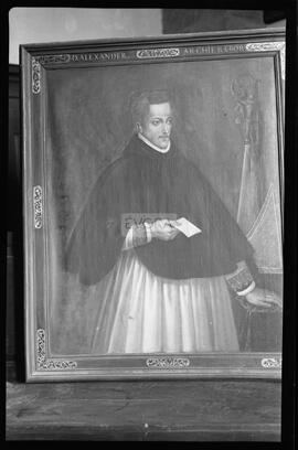 Retrato de arcebispo (reprodução de quadro)