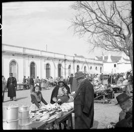 Mercado no Largo 1º de Maio, em Évora