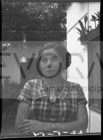 Elvira no jardim