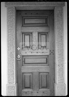 Porta da casa de Dona Celeste Cabral na Rua dos Três Senhores