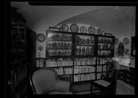 Sala com colecção de imaginária alentejana