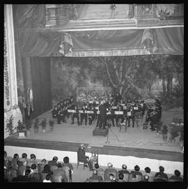 Vista geral do palco