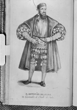 Retrato de Estevão da Gama (na página de um livro)