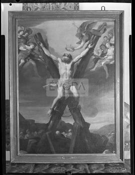 "Cristo Crucificado (?)", de Matia Preti (reprodução de quadro)