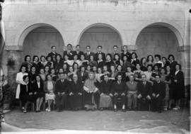 Retrato de grupo dos finalistas de 1939 (festa das pastas)