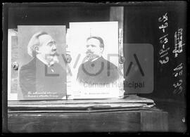 Manuel de Arriaga e António José de Almeida: reprodução de postais