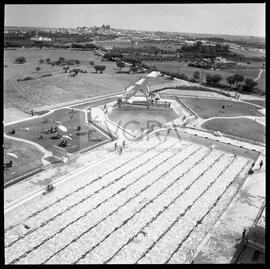 Vista aérea da piscina Olímpica