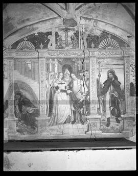 Retábulo parietal da capela-mor (cerca de 1550)
