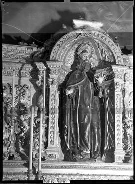 Imagem de Santo Antão, no altar-mor