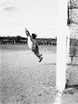 Fase de um jogo de futebol não identificado