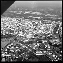 Vista aérea sobre a cidade de Évora