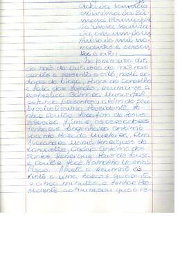 Ata da reunião ordinária nº 40/68 da Câmara Municipal de Évora