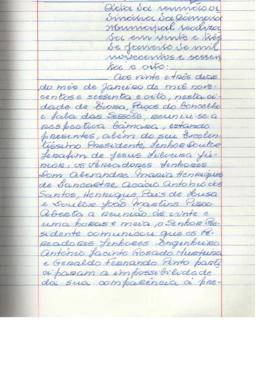 Ata da reunião ordinária nº 04/68 da Câmara Municipal de Évora