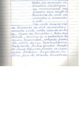 Ata da reunião ordinária nº 08/68 da Câmara Municipal de Évora